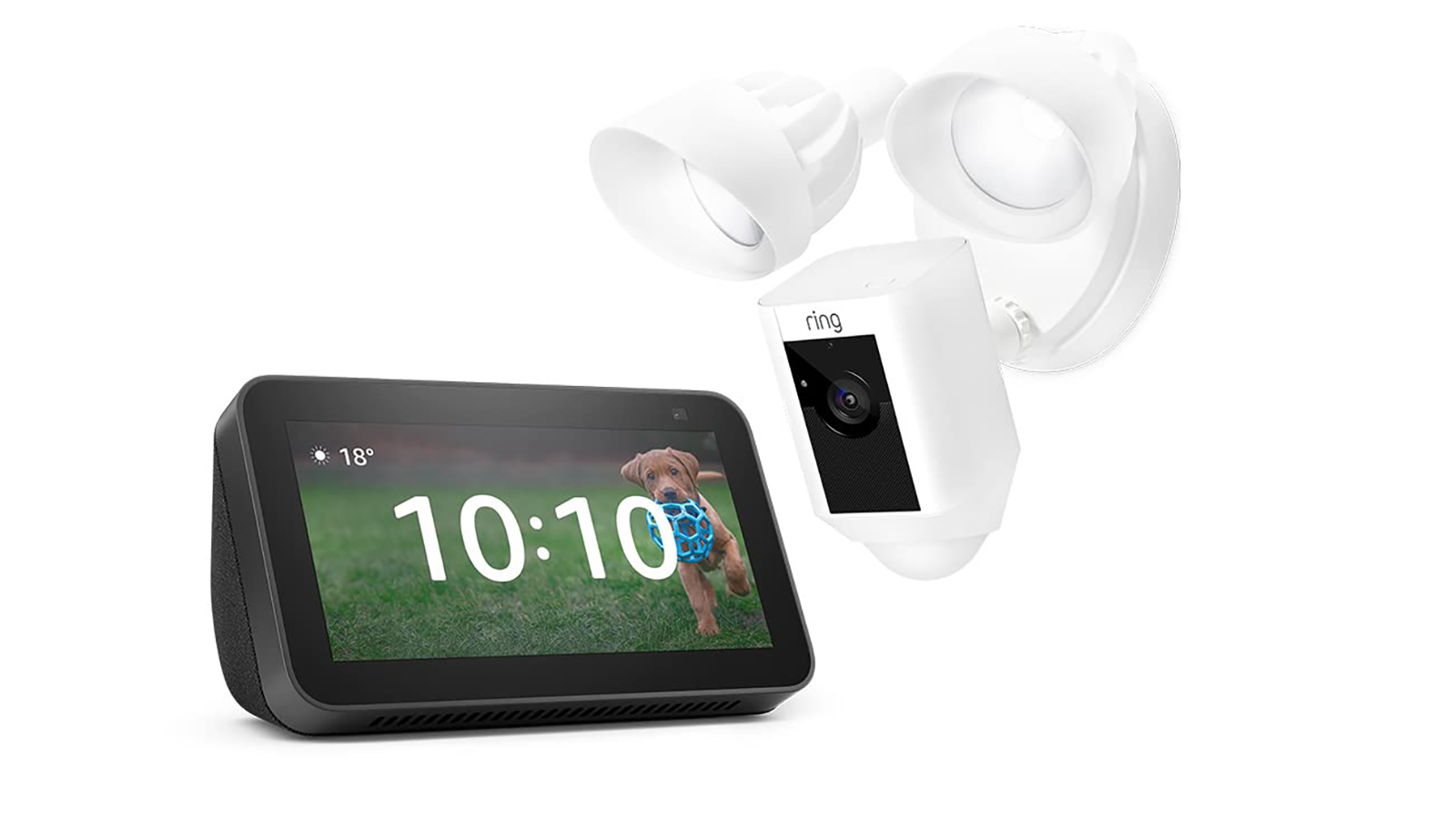 Ring Floodlight Cam + Echo Show 5 (2nd gen)