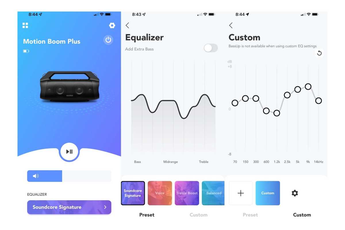 Soundcore Motion Boom Plus app