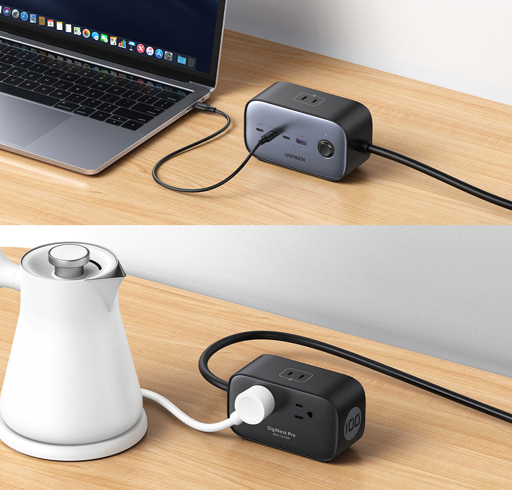 UGreen 100W USB-C GaN Power Strip – Best USB-C power extender