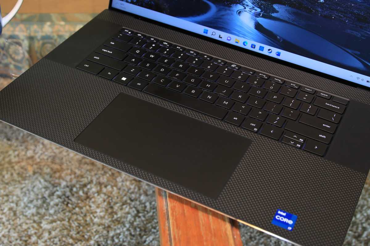 Dell XPS keyboard and touchpad