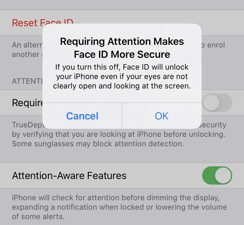 Как заставить Face ID работать при ношении солнцезащитных очков