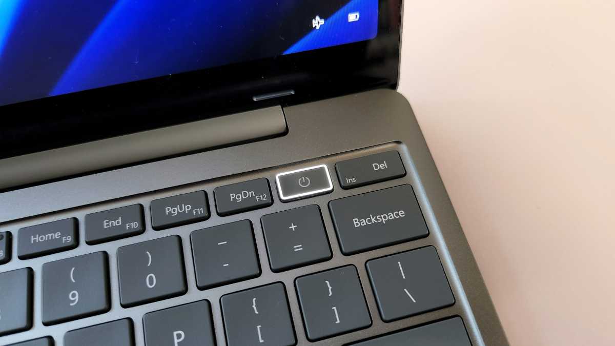 Microsoft Surface Laptop Go 2 Leitor de impressão digital
