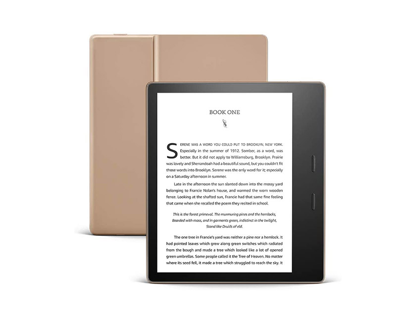 Kindle Oasis, no ads, champagne gold