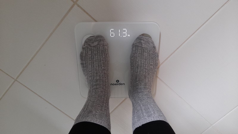 The Noerden Minimi scale with a user standing on it