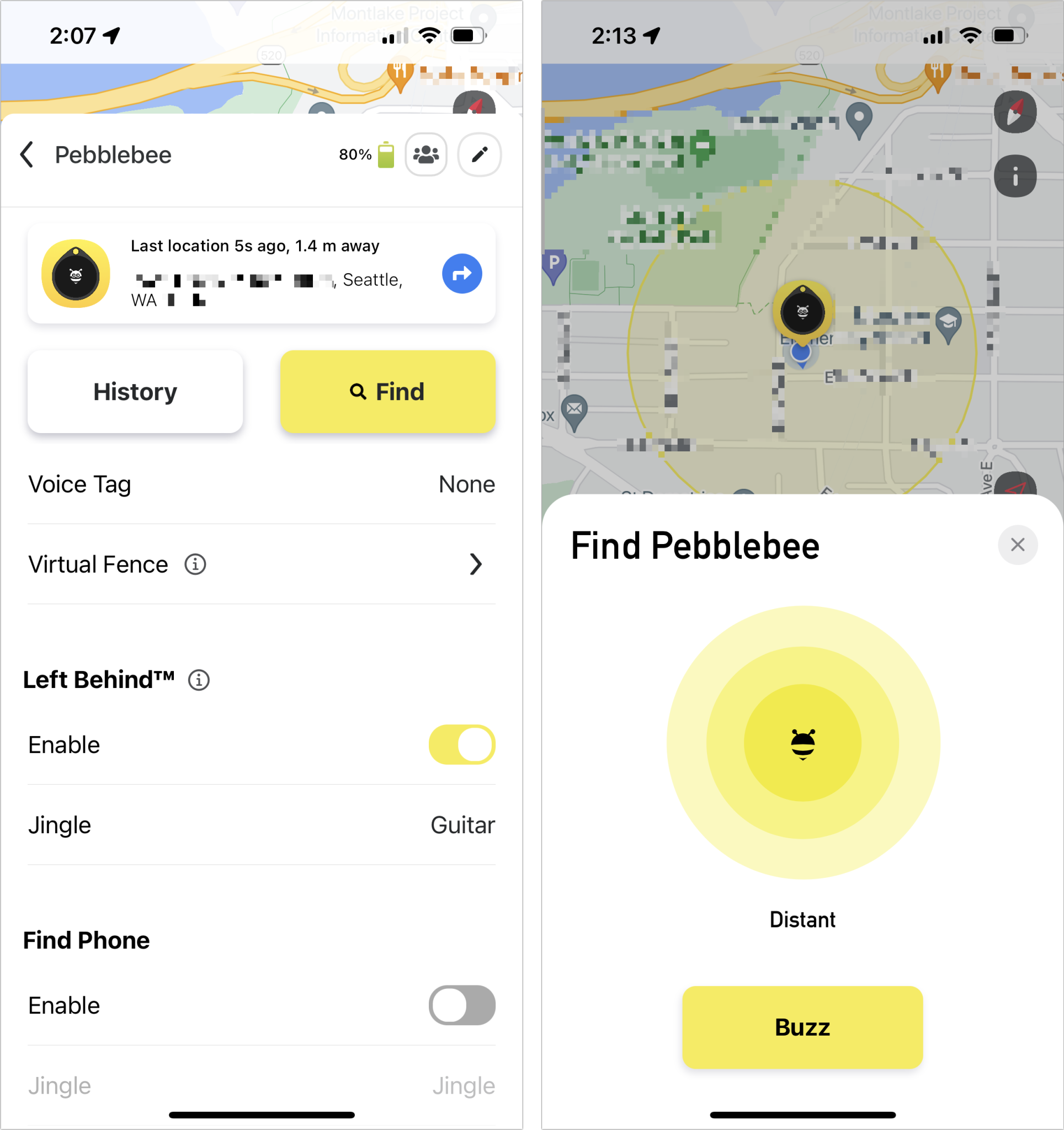 Pebblebee Clip review Outdoes Apple