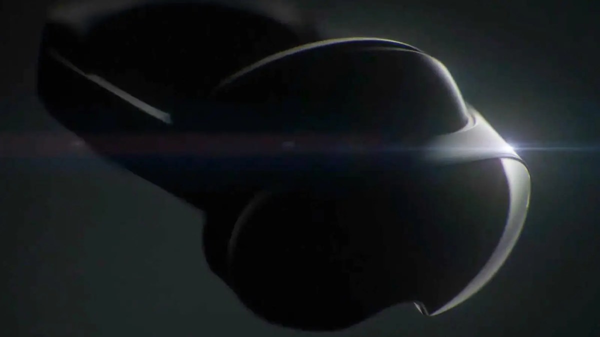 Project Cambria headset shrouded in darkness