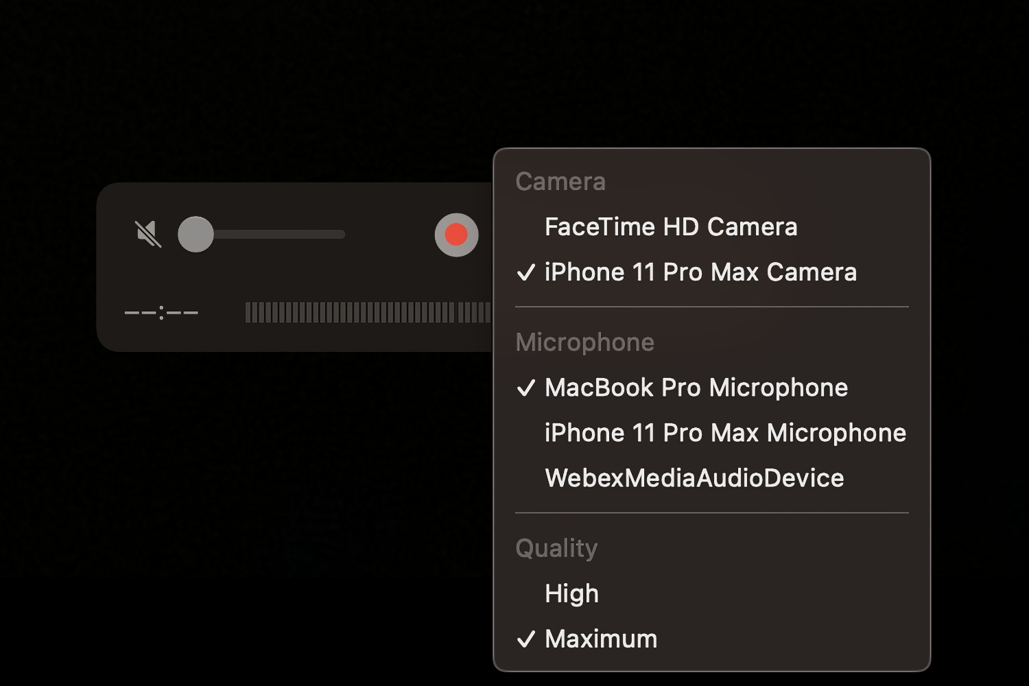 Iphone webcam online mac