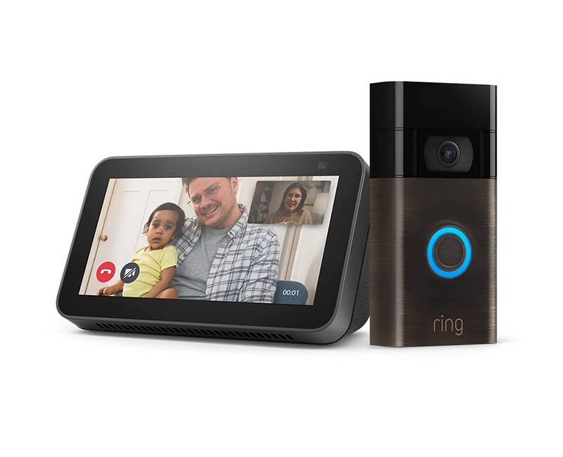 Ring Video Doorbell Venetian Bronze and Echo Show 5