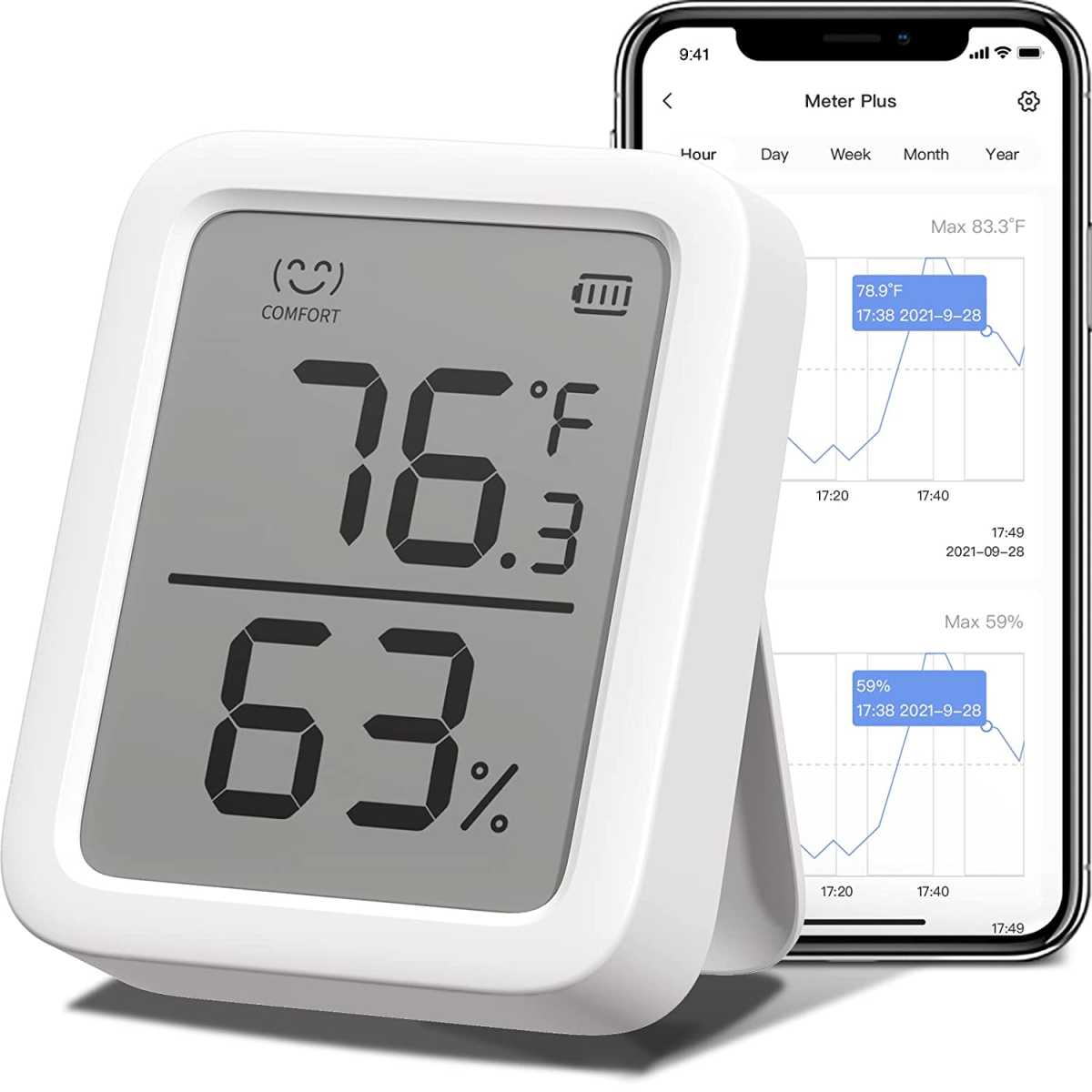 Oda sıcaklığını test etmek için SwitchBot Termometre
