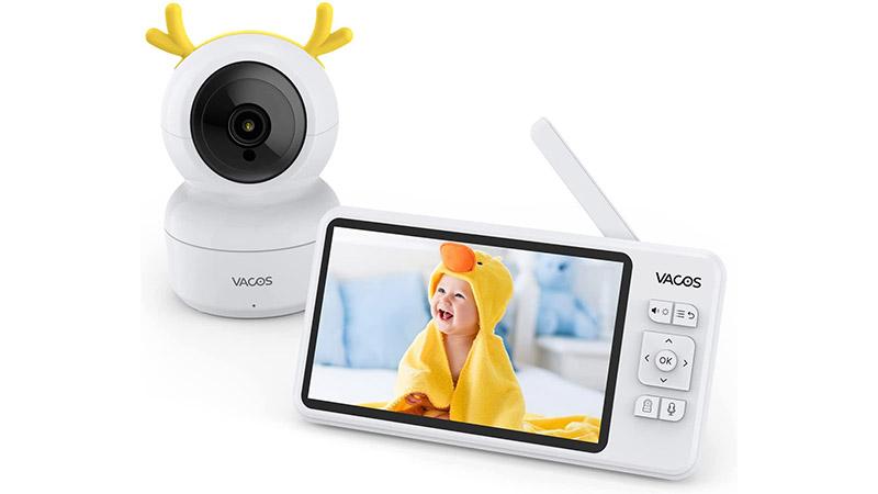 Vacos baby monitor - Temperature, motion and sound alerts
