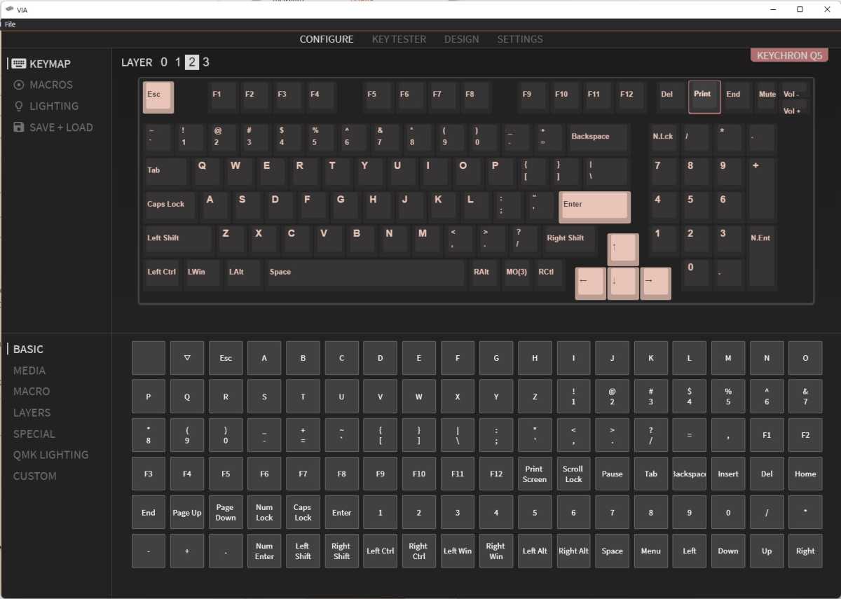 Keychron Q5 keyboard programming