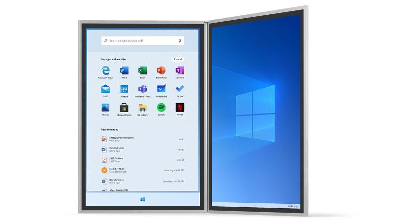 Windows 10X ejecutándose en Surface Neo