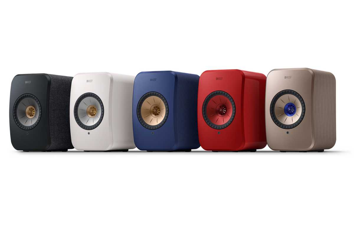 KEF LSX II color options