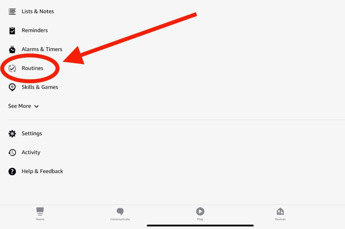 Alexa create a new routine