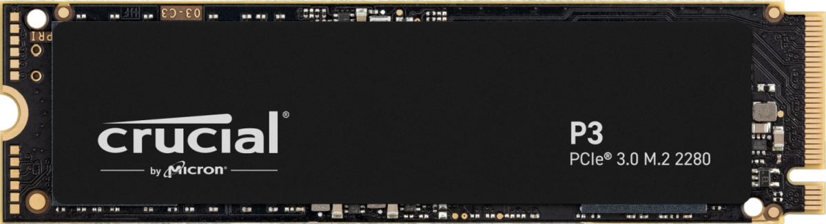 Crucial P3 SSD Flat Front Image 1