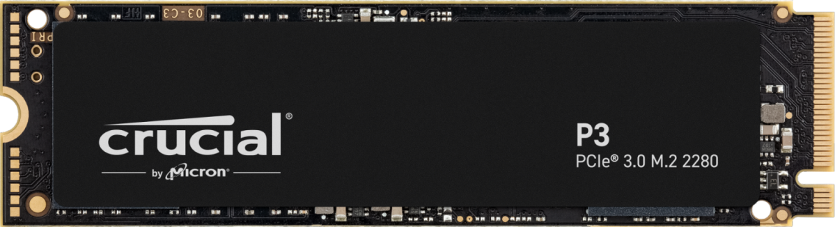 Crucial P3 SSD Flat Front Image