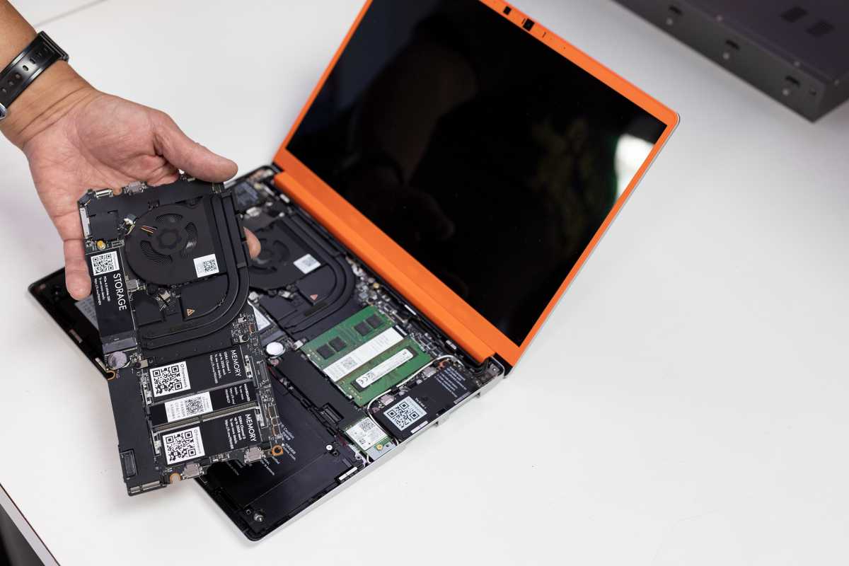 Laptop upgradeable frameworks