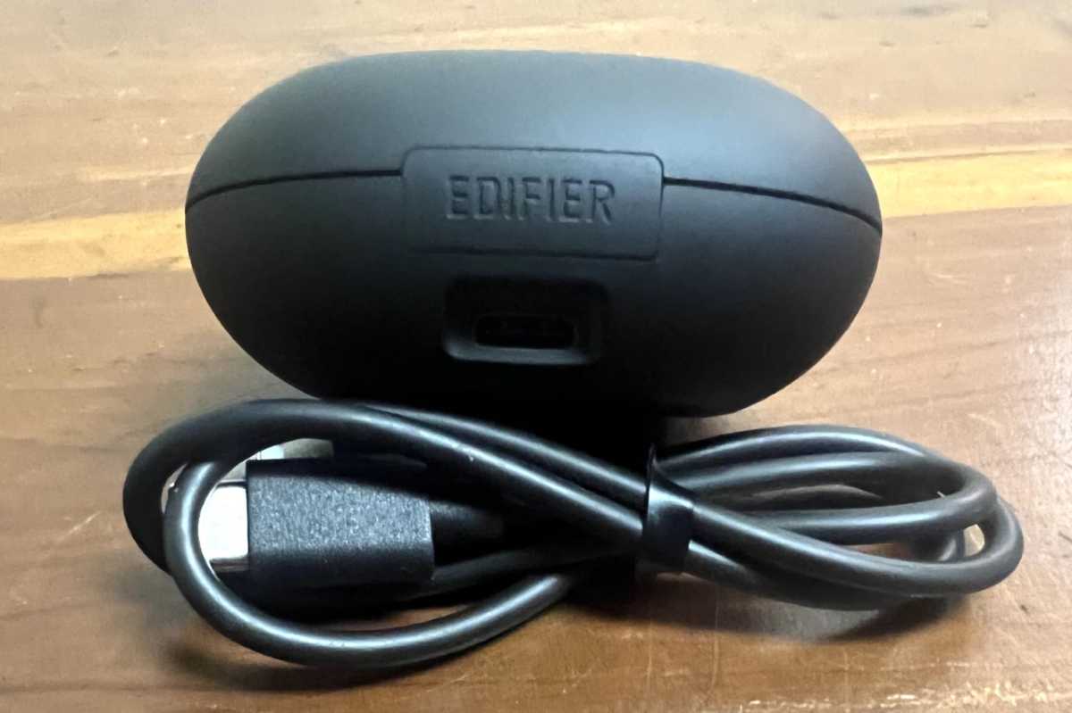 Edifier NeoBuds S charging case and USB cable