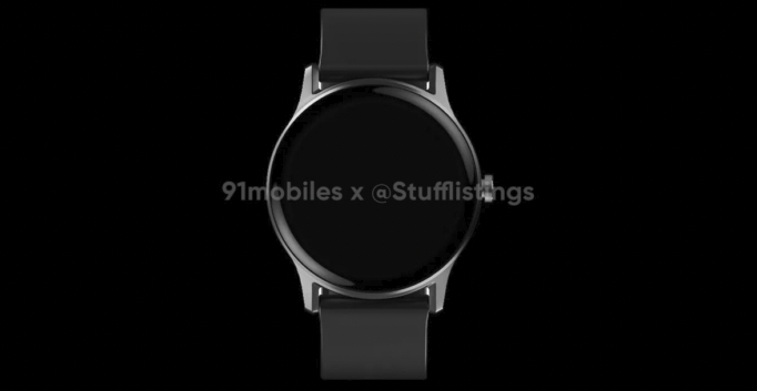 Alleged render of a OnePlus Nord smartwatch