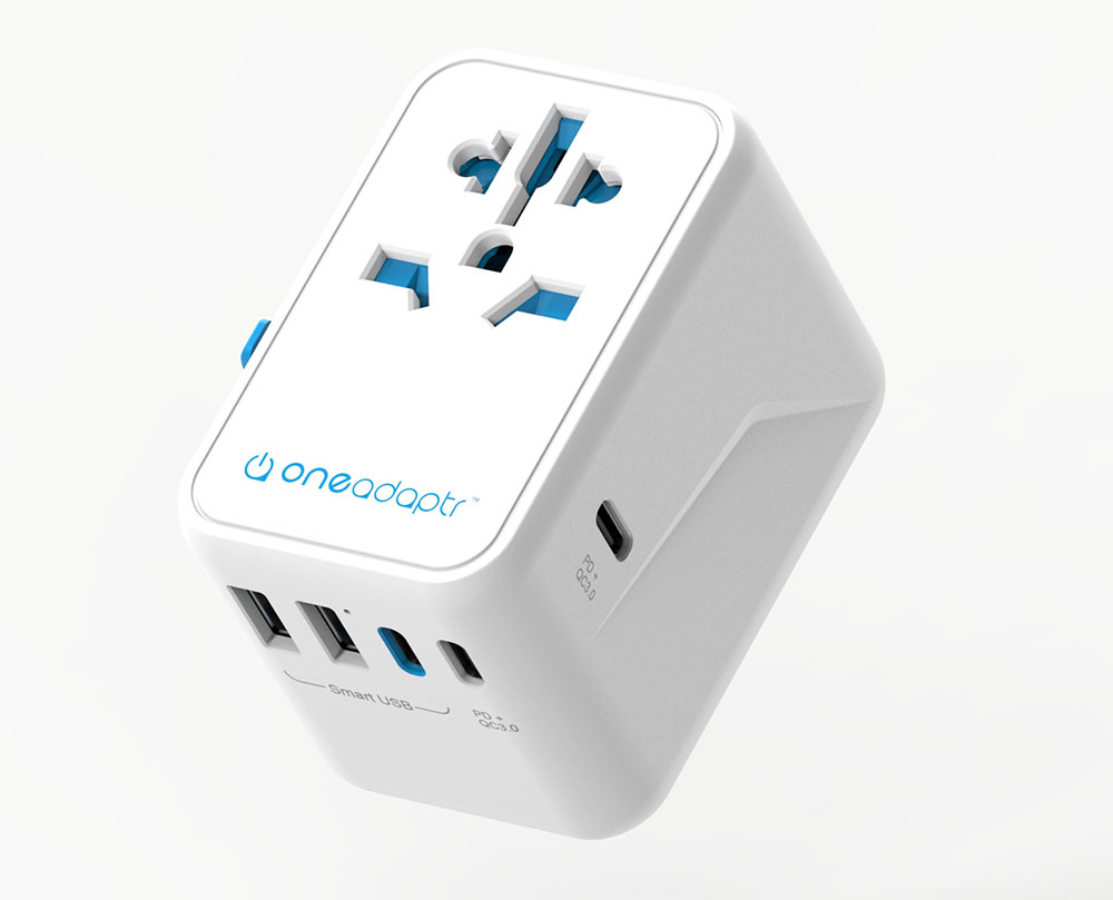 OneAdaptr OneWorld65 – Best USB-C PD travel adapter