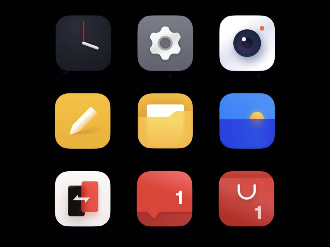 OxygenOS 13 app icons