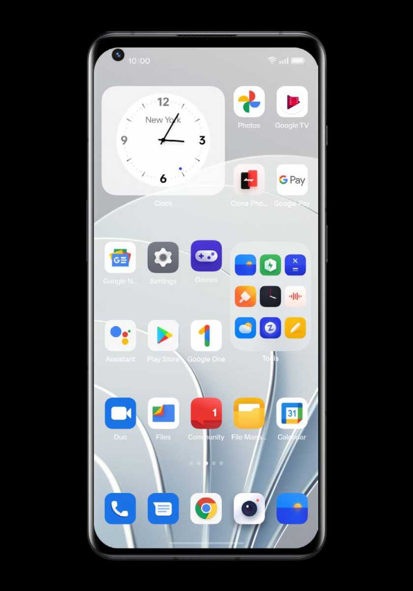 OxygenOS 13 home screen