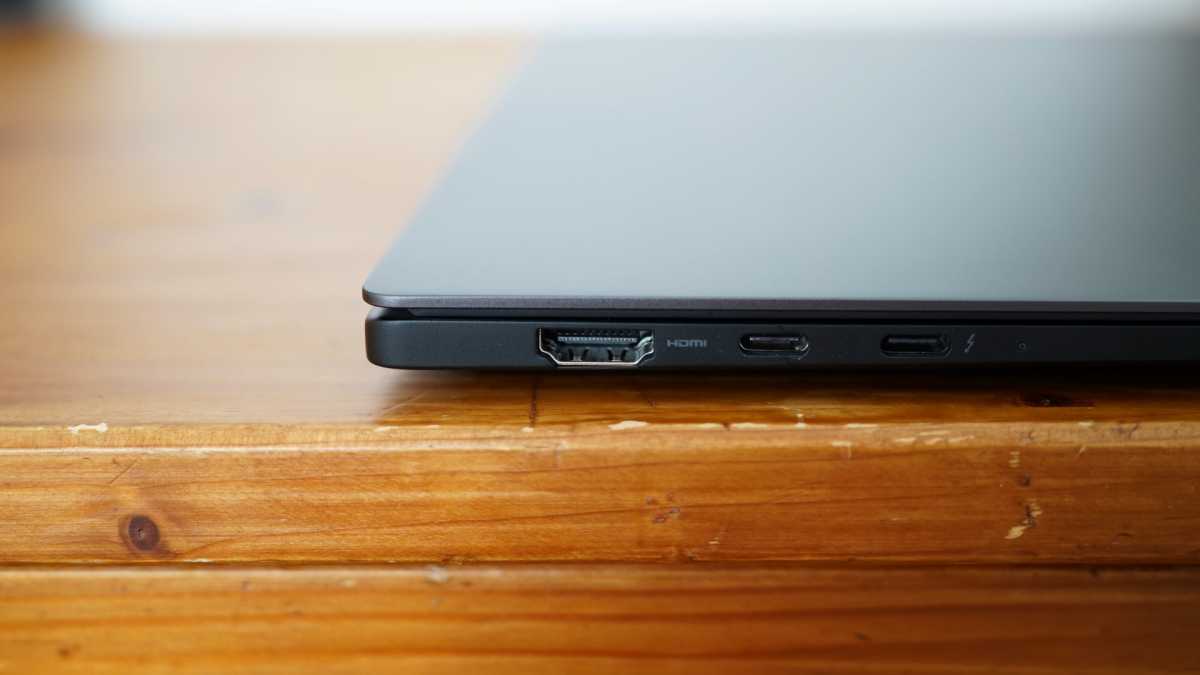 Samsung Galaxy Book 2 Pro ports