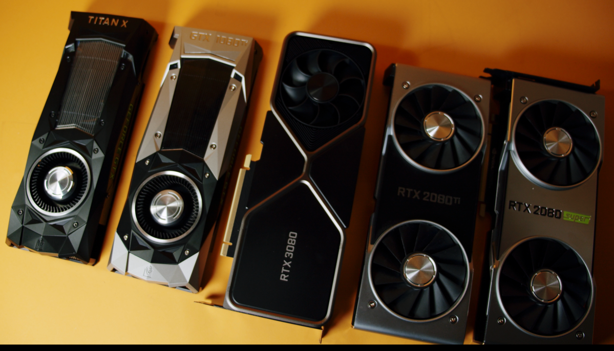 Various graphics cards