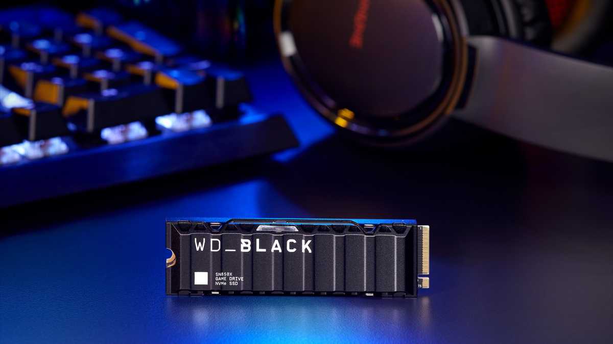 Een persfoto van de WD Black SN850X