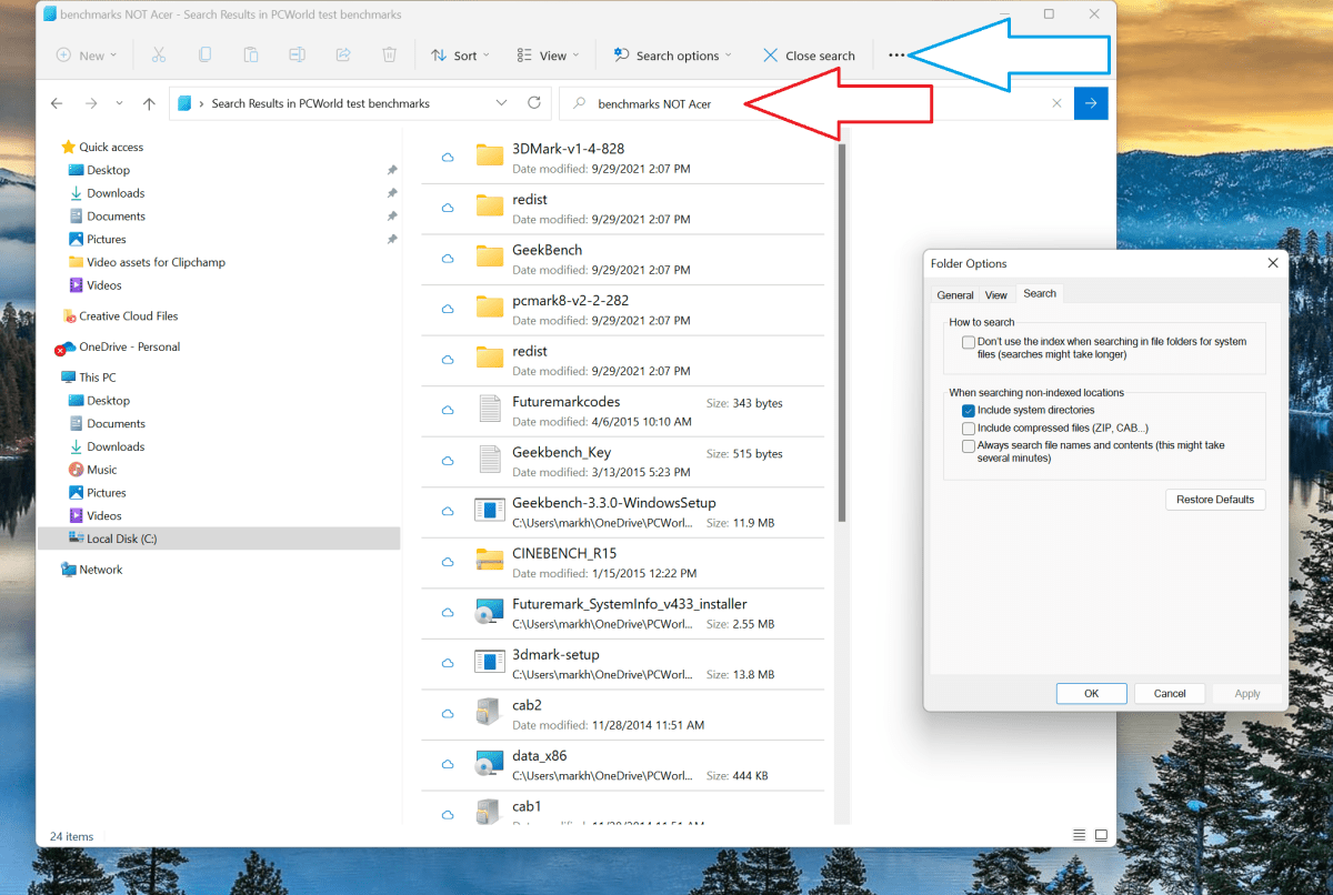 Windows 11-Suchdatei-Explorer