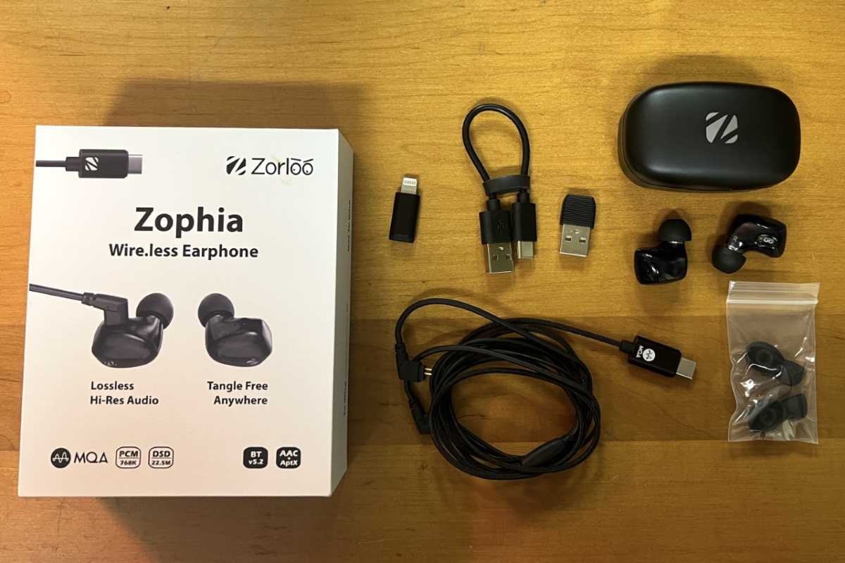 Zorloo Zophia box and eartips