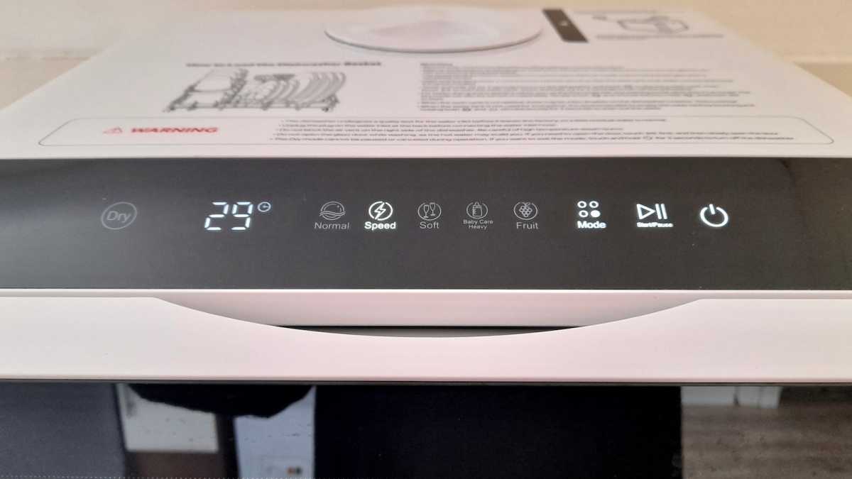 Hava dishwasher control panel