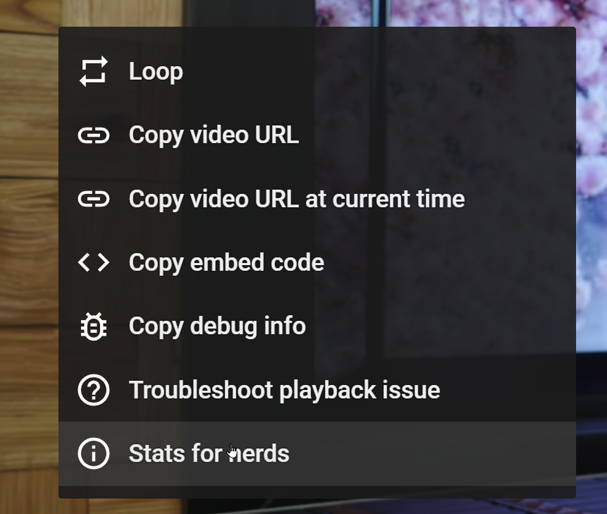 YouTube AV1 settings