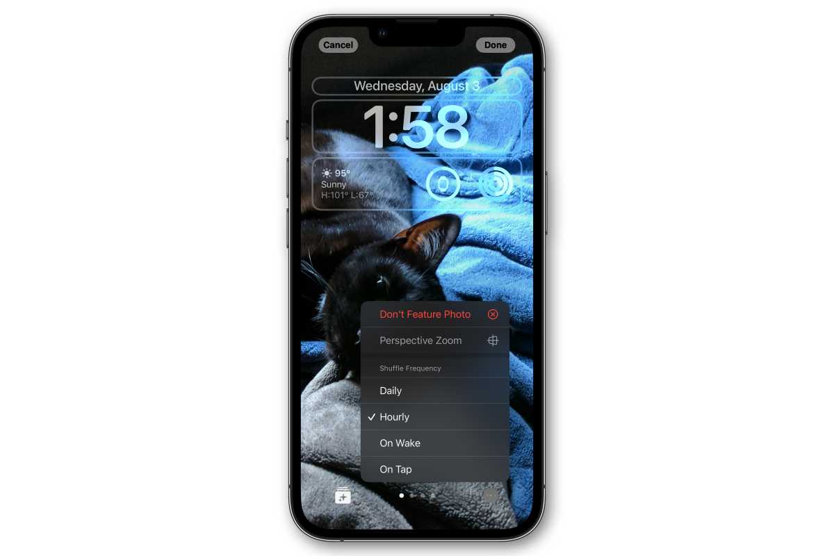 iOS 16 custom home screen options