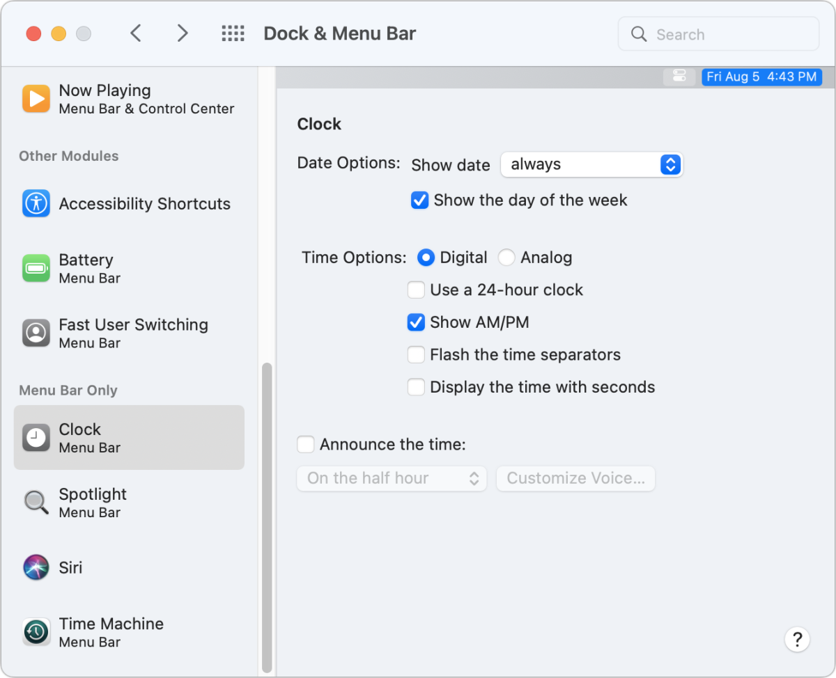 How to adjust the date and time in the macOS Menu Bar | Macworld