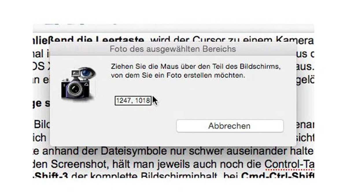 Screenshot Mac