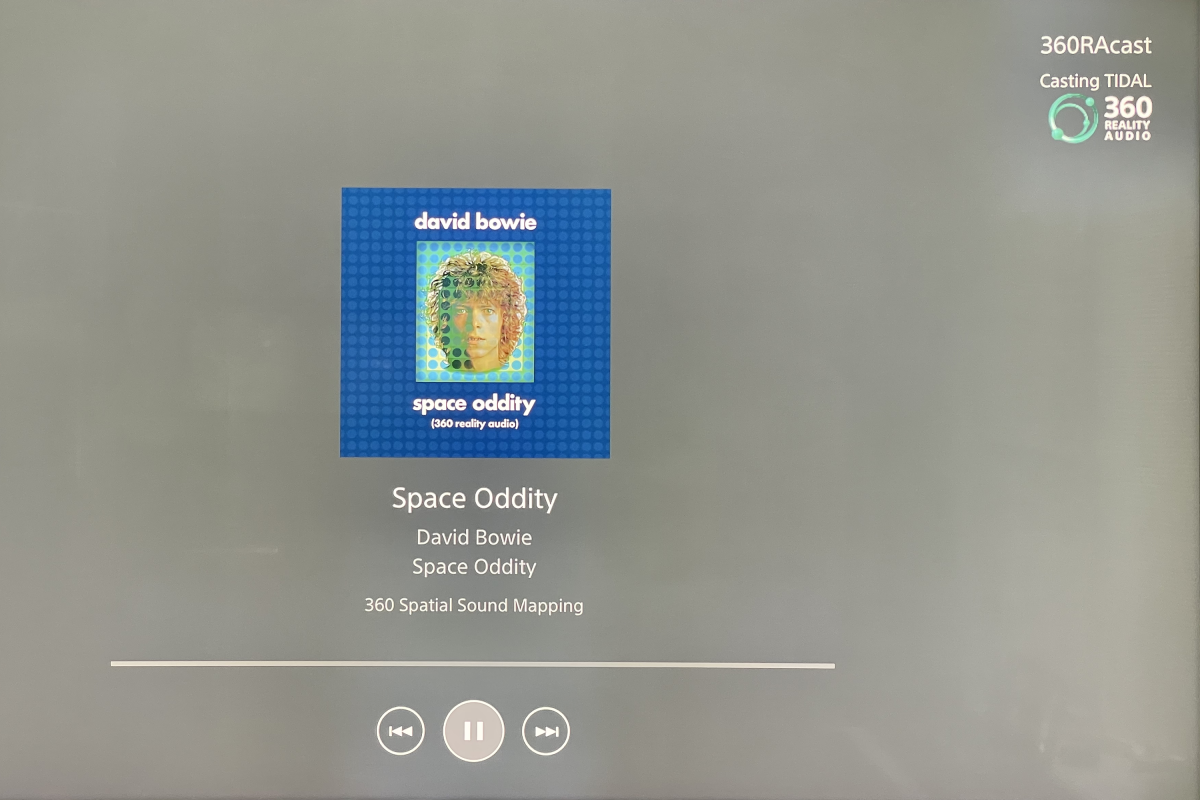 David Bowie Space Oddity with Sony 360 Reality Audio 