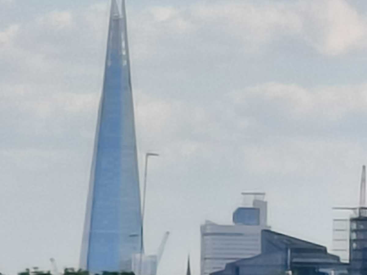 Zoomed in picture of The Shard