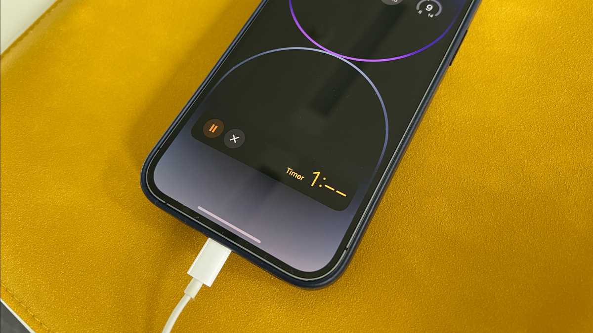 Always-On Display: Timer im Sperrbildschirm