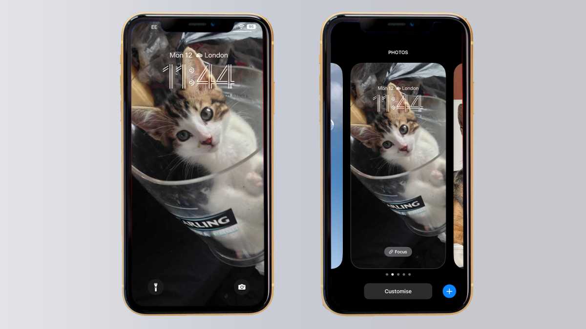 Accessing the new Lock Screen menu