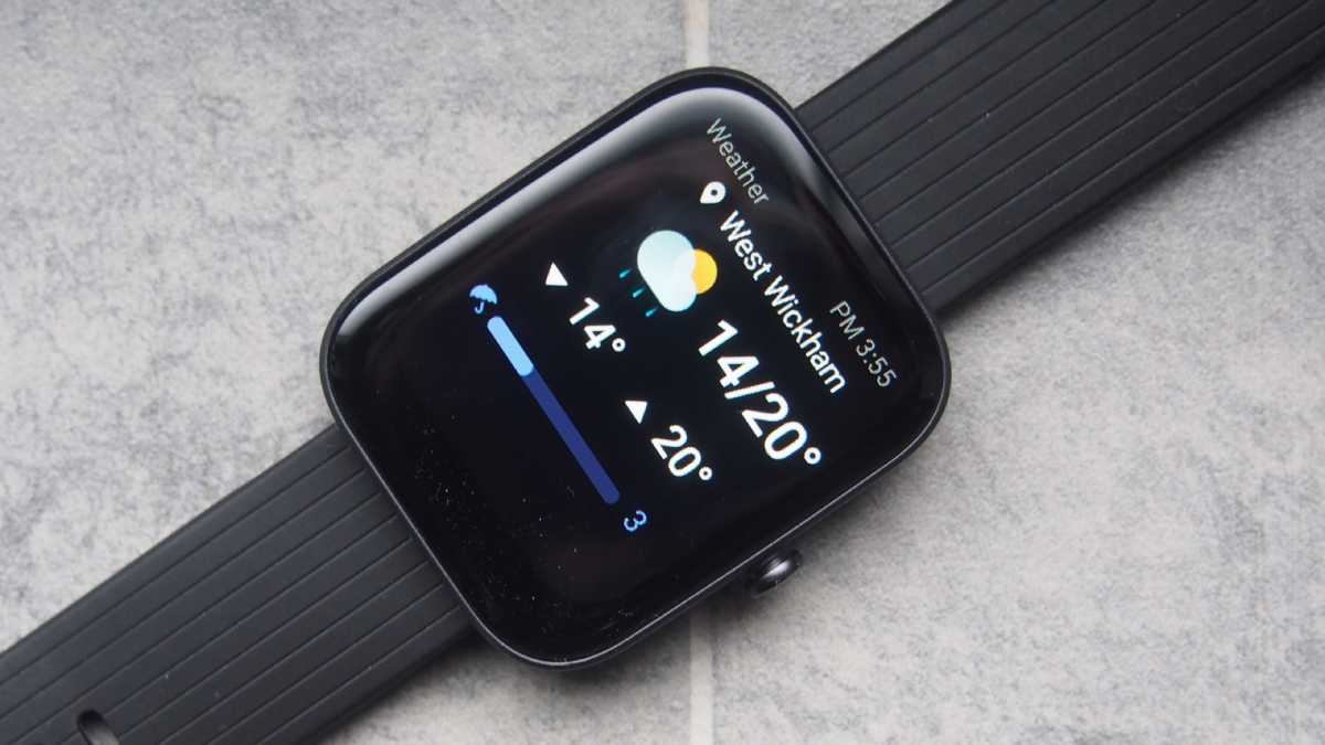 Amazfit Bip 3 Pro weather