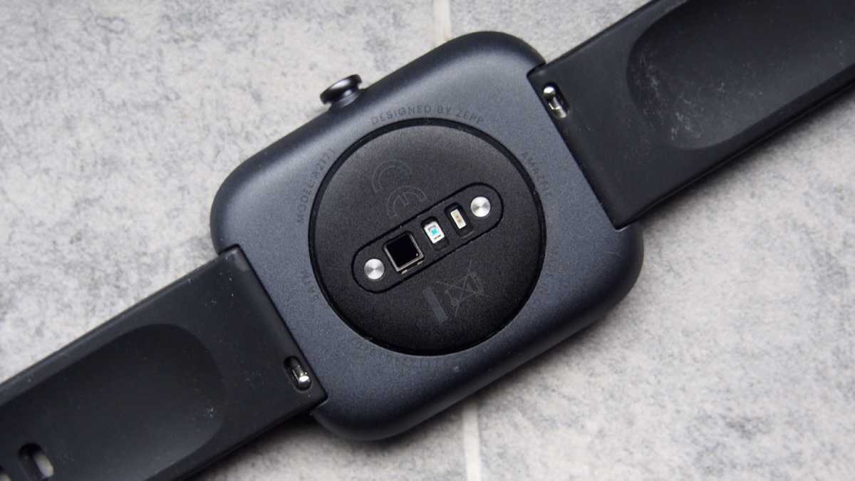 Amazfit Bip 3 Pro smartwatch rear
