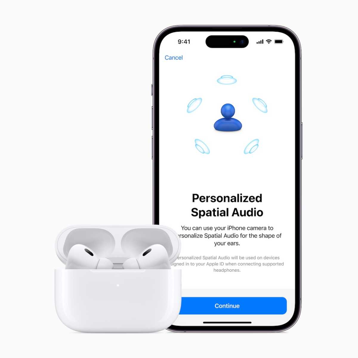 Apple AirPods Pro 2 personalize spatial audio
