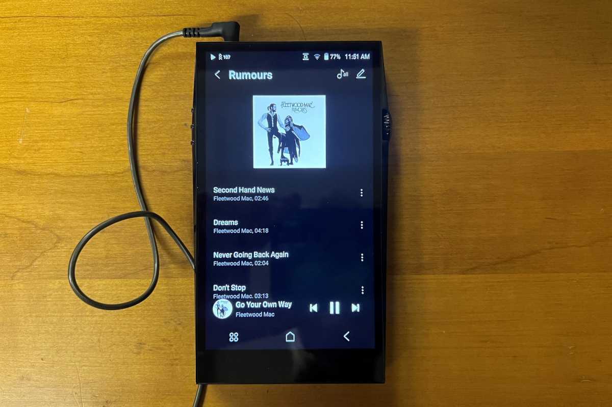 Astell&Kern SP3000 playing Go Your Own Way