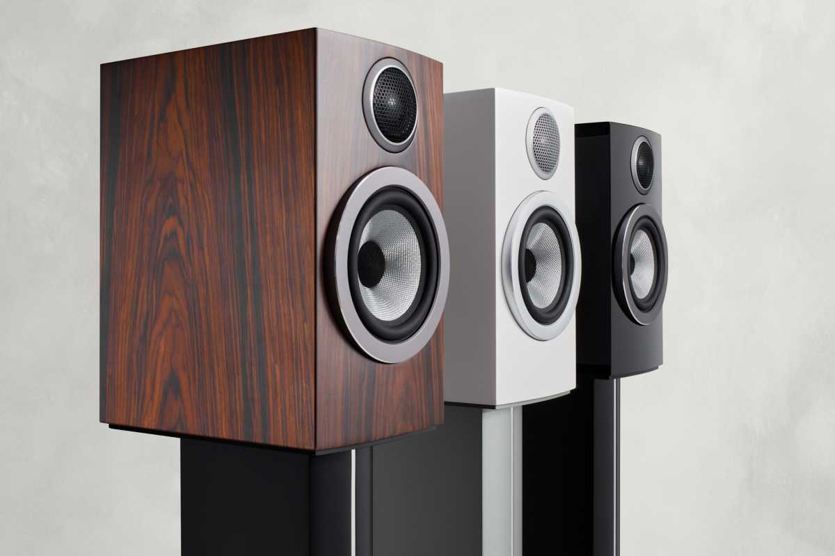 B&W 707 S3 three available finishes