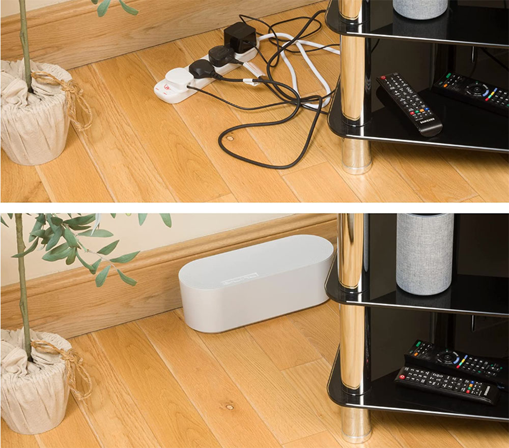 These 10¢ Clutter-Busters Will Tidy Up Your Tangled Mess of Cords