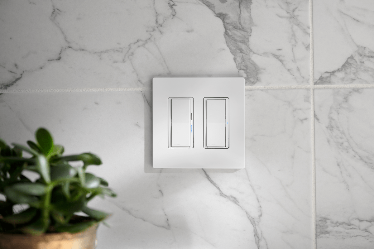 Lutron Diva Smart Dimmer with Claro Smart Switch