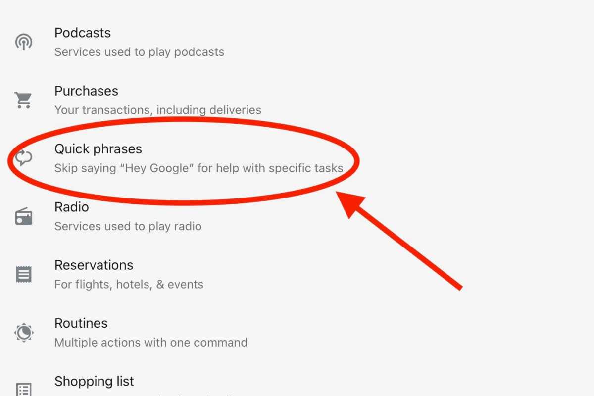 Google Assistant Planning Quick Phrase Commands Without Wake Word 