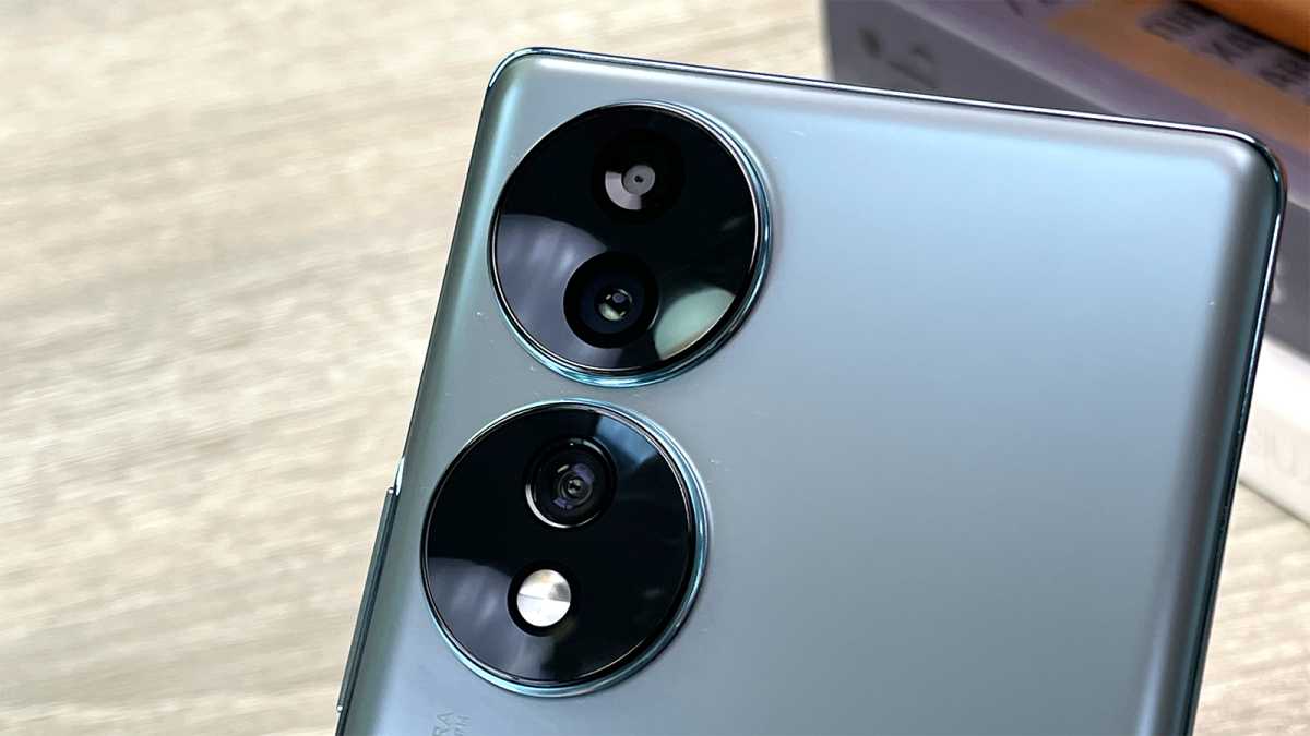 The Honor 70's circular camera modules