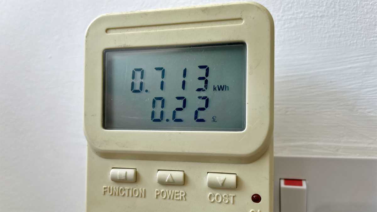 Cómo medir el consumo de energía con un medidor - costo del ciclo